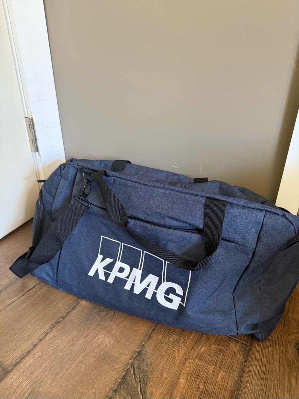 KPMG Navy Travel Duffel Bag